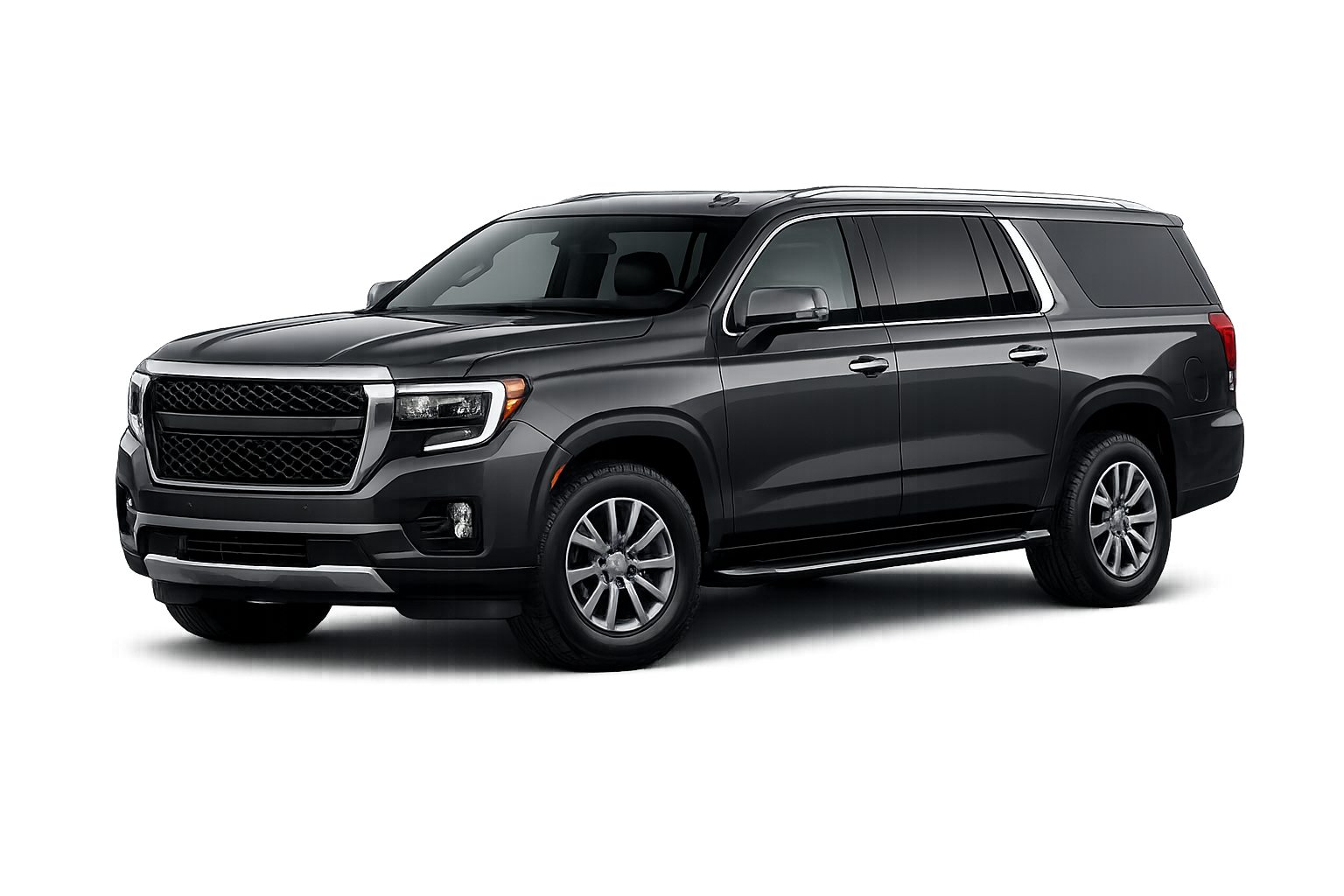 Modern vehicle with clickable detailing product areas